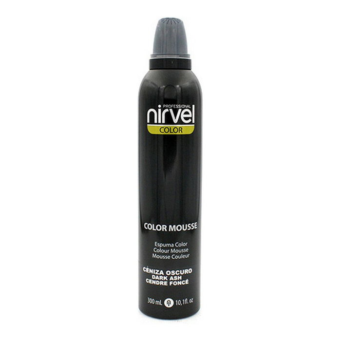Nirvel Color Mousse Ceniza Oscuro 300 mL - Colorant et fixateur capillaire à la mousse pour volume et reflets Nirvel Color Mousse Ceniza Oscuro 300 mL - Colorant et fixateur capillaire à la mousse pour volume et reflets