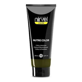 Nirvel Nutre Color - Soin colorant capillaire temporaire vert - Revitalise et nourrit les cheveux - Flacon de 200 mL