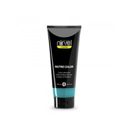 Nirvel Nutre Color Turquesa - Masque colorant temporaire fluo nutritif 200 ml - Pour cheveux brillants et intenses