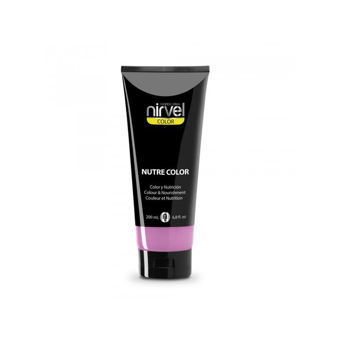 Nirvel Nutre Color Chicle - Colorant Capillaire Temporaire Gomme 200 ml - Masque Coloration Nutritif et Brillant - Soin Entre Deux Teintures Nirvel Nutre Color Chicle - Colorant Capillaire Temporaire Gomme 200 ml - Masque Coloration Nutritif et Brillant - Soin Entre Deux Teintures