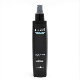 Nirvel Artic Blond Toner - Spray conditionneur pour cheveux 250 mL - Neutralise les reflets chauds et illumine les blonds froids