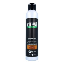 Nirvel Spray Couvre-Racines Rubio Medio 300 ml - Dissimule les Cheveux Blancs Instantanément avec un Résultat Naturel, Apporte Texture et Corps