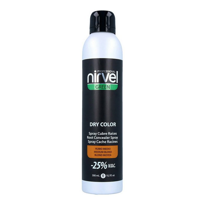 Nirvel Spray Couvre-Racines Rubio Medio 300 ml - Dissimule les Cheveux Blancs Instantanément avec un Résultat Naturel, Apporte Texture et Corps Nirvel Spray Couvre-Racines Rubio Medio 300 ml - Dissimule les Cheveux Blancs Instantanément avec un Résultat Naturel, Apporte Texture et Corps