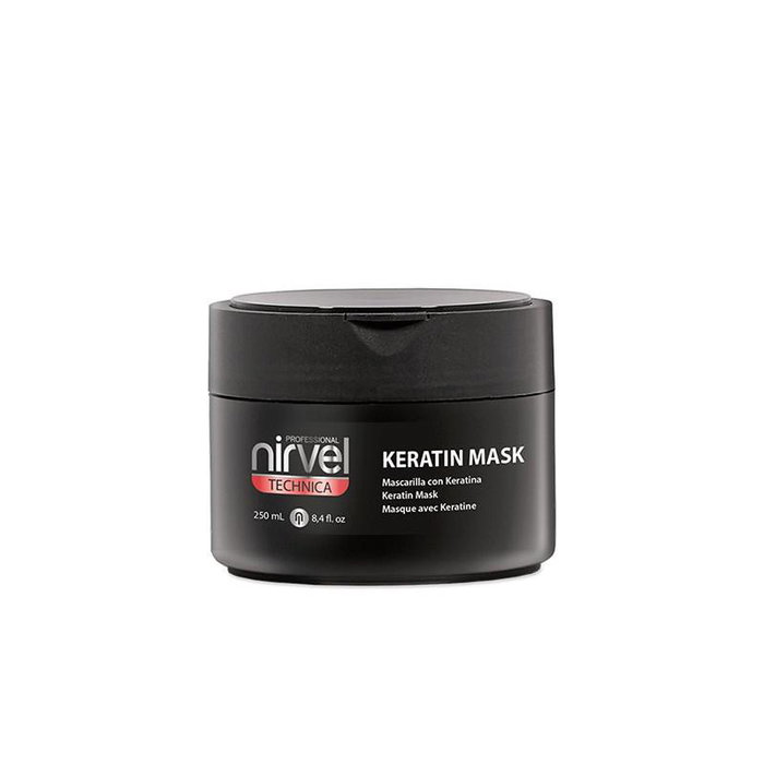 Nirvel Masque à la Kératine sans Sel 250 mL - Soin capillaire hydratant et réparateur pour cheveux Nirvel Masque à la Kératine sans Sel 250 mL - Soin capillaire hydratant et réparateur pour cheveux