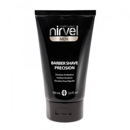 Nirvel Barber Shave Precision - Huile de rasage transparente à l'argan et au jojoba - 100 ml - Hydratation et précision pour le rasage