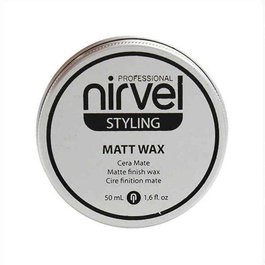 Nirvel Styling Matt Wax - Cire coiffante effet mat - Définition des cheveux - 50 mL