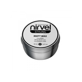 Nirvel Styling Matt Wax - Cire coiffante effet mat - Définition des cheveux - 50 mL