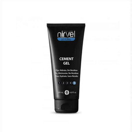 Nirvel Cement Gel 200 mL - Gel de fixation extrême pour cheveux courts, fixation ultra résistante 48h, sans résidus
