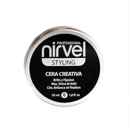 Nirvel Cire Créative - Brillance et Fixation pour Coiffure - 50 mL