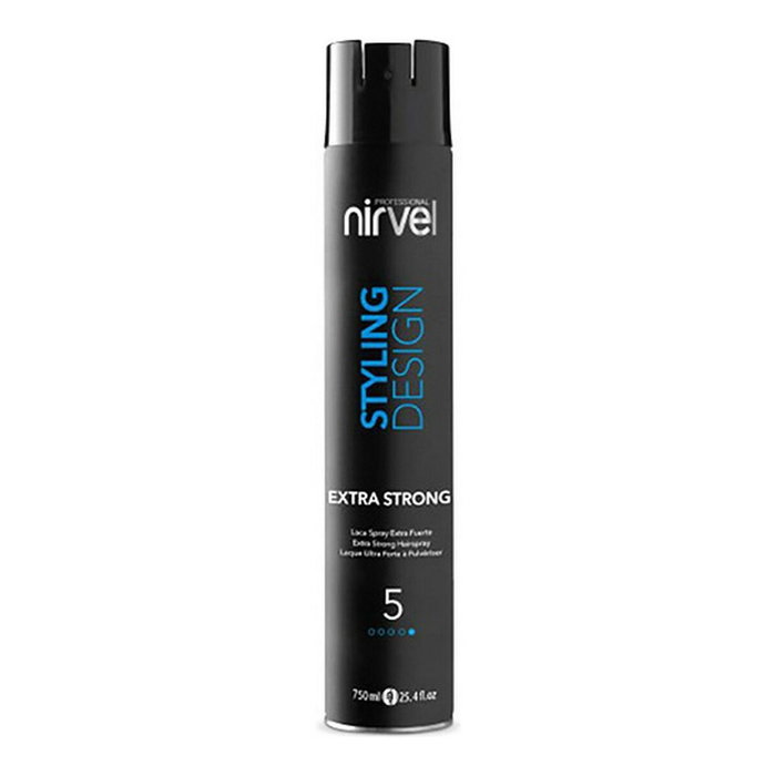 Nirvel Laca Extra Strong Hairspray 750 mL - Laque fixation extra forte avec brillance pour cheveux Nirvel Laca Extra Strong Hairspray 750 mL - Laque fixation extra forte avec brillance pour cheveux