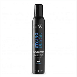 Nirvel Espuma Fijación Curl Control - Mousse de fixation forte pour définir et contrôler les boucles - 300 ml