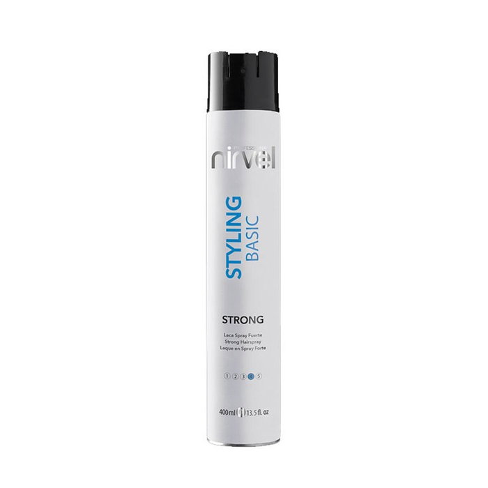 Laque de Fixation Forte Styling Basic Nirvel (400 ml) Laque de Fixation Forte Styling Basic Nirvel (400 ml)