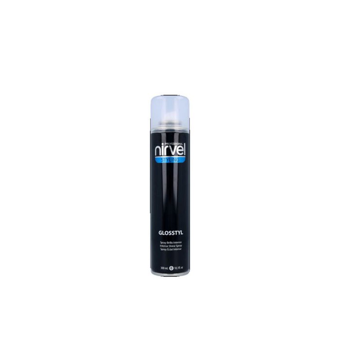Nirvel Glosstyl Spray Brillo Intenso 300 mL - Spray de brillance intense pour cheveux Nirvel Glosstyl Spray Brillo Intenso 300 mL - Spray de brillance intense pour cheveux