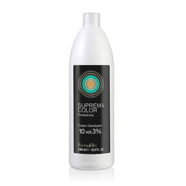 Farmavita Suprema Color Crème Developer 10 Vol 1000 ml - Émulsion oxydante stabilisée pour coloration des cheveux - Flacon