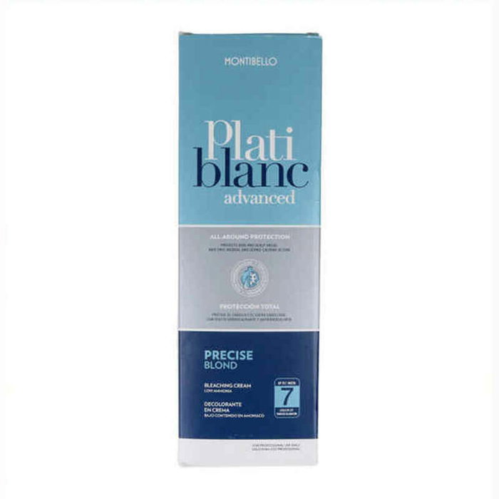 Montibel·Lo Platiblanc Advanced Precise Blond - Décapant crème pour cheveux précis, faible en ammoniac, jusqu'à 7 tons d'éclaircissement, 500 g Montibel·Lo Platiblanc Advanced Precise Blond - Décapant crème pour cheveux précis, faible en ammoniac, jusqu'à 7 tons d'éclaircissement, 500 g