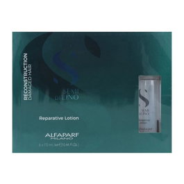 Alfaparf Lotion Réparatrice Reconstruction Semi Di Lino - Lot de 6 Ampoules de 13 ml