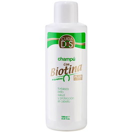 Cuida Dos Champoing cheval avec Biotine + Kératine végétale 1000 ml - Fortifiant, Revitalisant, contre la chute, Brillance et Santé du pelage