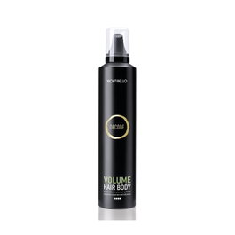 Montibel·Lo Decode Volume Hair Body Espuma Extrafuerte - Mousse coiffante fixation extra-forte pour volume et corps instantané - 300 ml