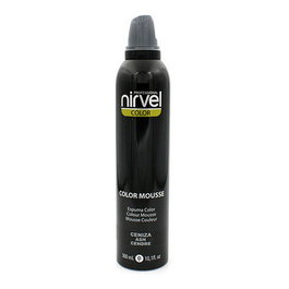 Nirvel Color Mousse Ceniza 300 ml - Coloration et fixation capillaire, apporte volume et reflets