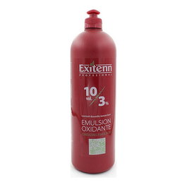 Exitenn Émulsion oxydante pour coloration capillaire 10 Vol (3%) - 1000 mL - Pour fixer et éclaircir la couleur des cheveux