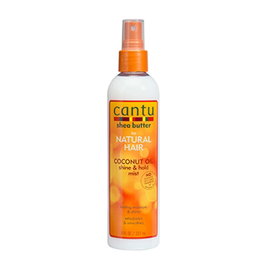 Cantu Spray Brillance et Fixation à l'Huile de Coco et au Beurre de Karité pour Cheveux Naturels 237 ml