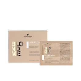 Schwarzkopf BLONDME All Blondes Vitamin C Shot - Soin Détoxifiant au Vitamine C pour Cheveux Blonds - Boîte de 5 Sachets de 5g