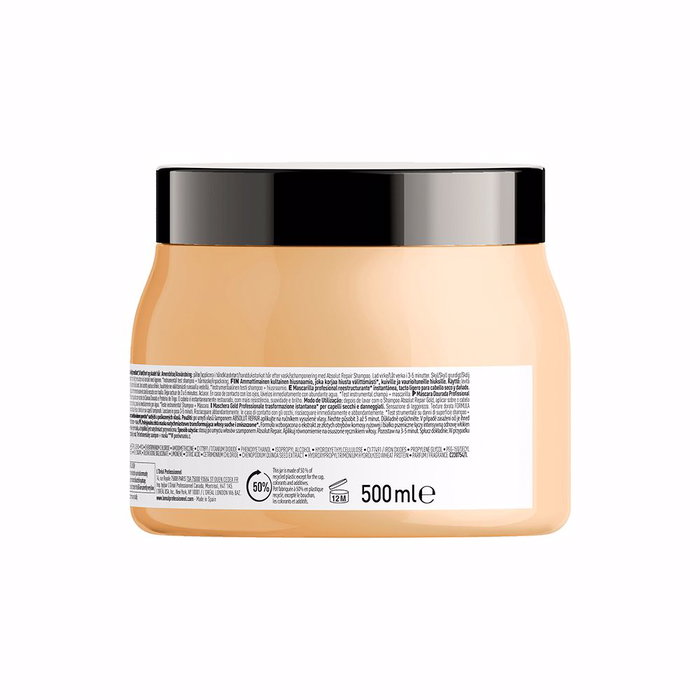 L'Oréal Professionnel Paris ABSOLUT REPAIR GOLD Masque Doré Réparateur Cheveux 500 ml