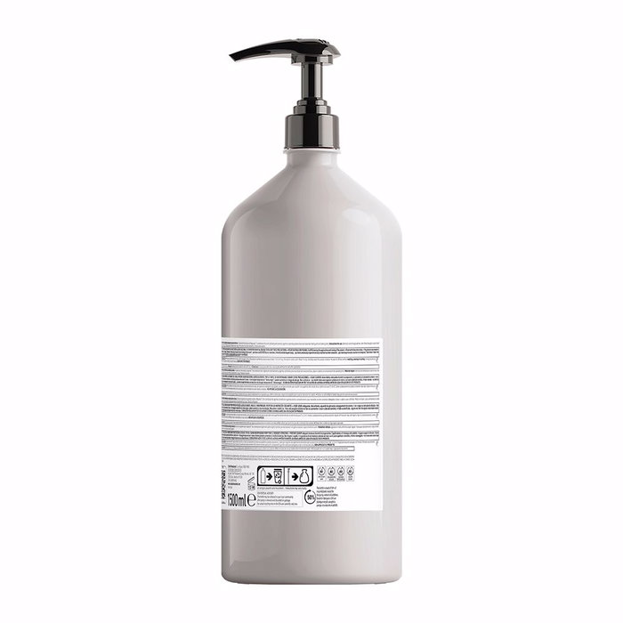 L'Oréal Professionnel Paris Shampoing Argent Cheveux Gris et Blancs Sans Reflets Jaunes - 1500 ml