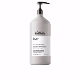 L'Oréal Professionnel Paris Shampoing Argent Cheveux Gris et Blancs Sans Reflets Jaunes - 1500 ml