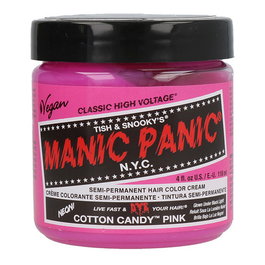 Manic Panic - Colorant semi-permanent Classic Cotton Candy Pink (Rose Barbe à Papa) - Végétalien, sans ammoniaque, sans gluten - Teinture capillaire couleur fantasy