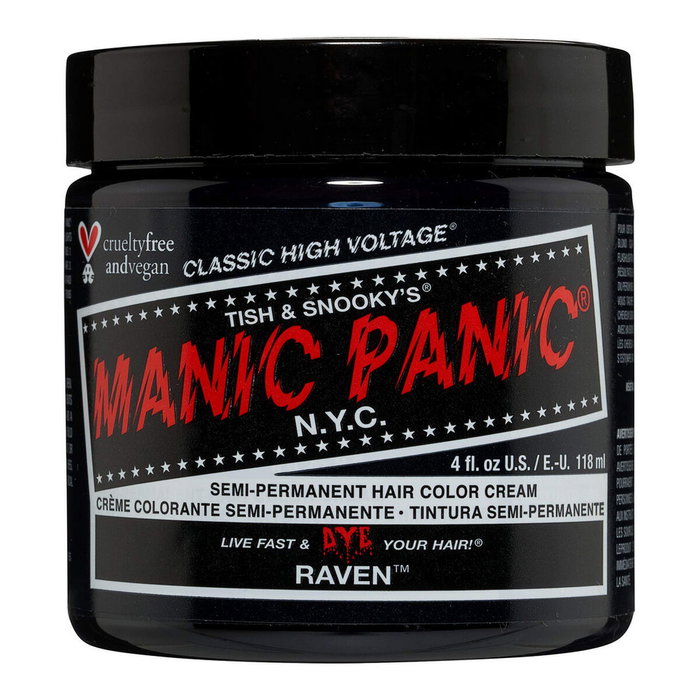 Teinture permanente Classic Manic Panic HCR 11007 raven (118 ml) Teinture permanente Classic Manic Panic HCR 11007 raven (118 ml)