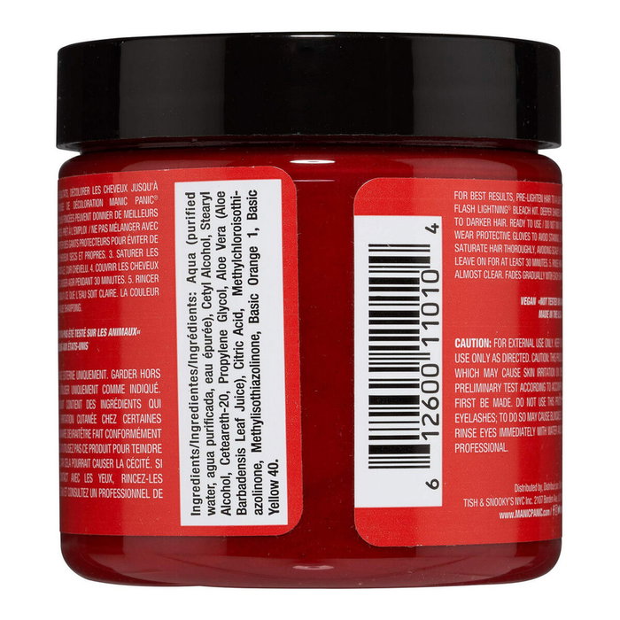 Manic Panic High Voltage Classic - Teinture capillaire semi-permanente 118 ml - Couleurs vives