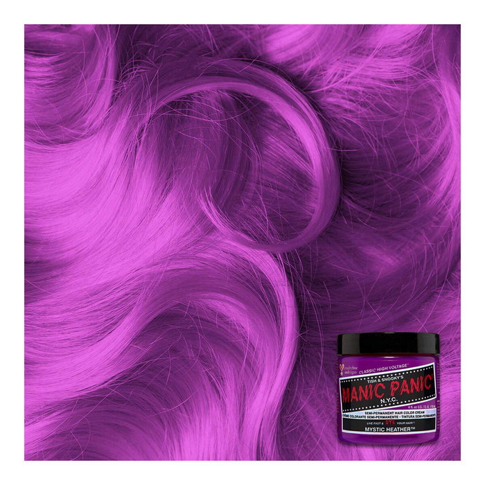 Manic Panic Classic - Teinture capillaire semi-permanente couleur Mysthic Heather - Formule vegan sans ammoniaque - Coloration intense et soin