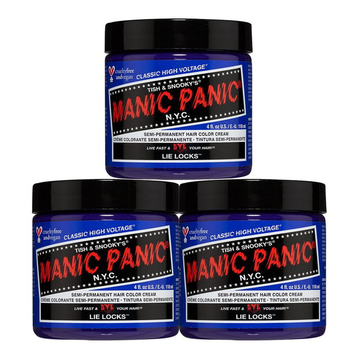 Manic Panic Teinture Capillaire Semi-permanente Fantaisie Classic Lie Locks - Vegan, Sans Ammoniac, Sans Parabène, Conditionne et Nourrit