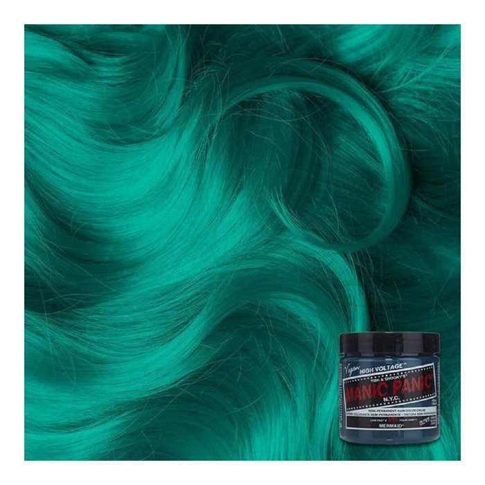 Manic Panic - Teinture Classique Mermaid - Colorant capillaire semi-permanent vegan - Sans ammoniaque, sans paraben, sans gluten Manic Panic - Teinture Classique Mermaid - Colorant capillaire semi-permanent vegan - Sans ammoniaque, sans paraben, sans gluten