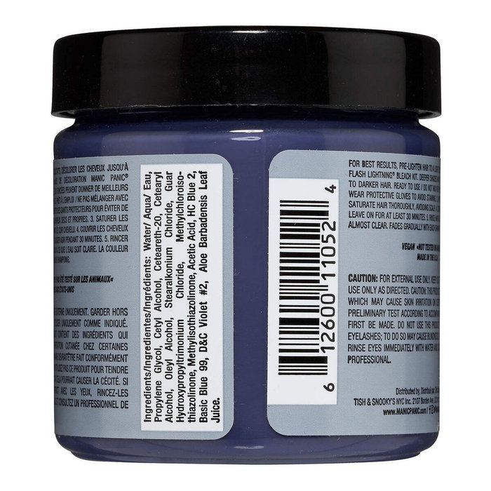 Manic Panic - Tinture Fantasy Semicsssssssssssssss Permanente Vegan - Blue Steel - Coloration Intense Avec Soin, Sans Ammoniac