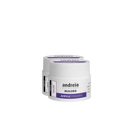 Andreia - Poudre acrylique pour ongles Soft White, effet naturel, longue durée, 35 g
