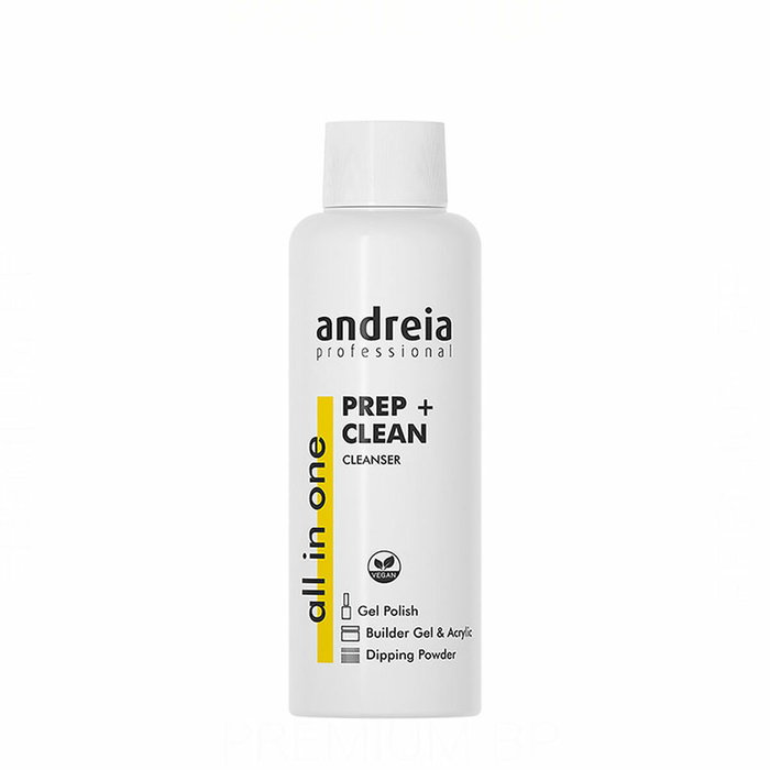 Andreia All In One - Prep + Clean 100 mL - Liquide préparateur et nettoyant pour ongles Andreia All In One - Prep + Clean 100 mL - Liquide préparateur et nettoyant pour ongles