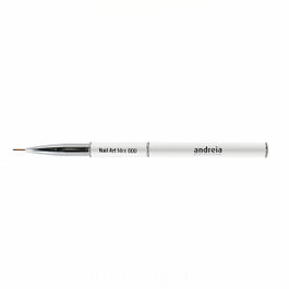 Andreia Pinceau Nail Art Mini 000 - Pinceau à ongles synthétique pour trafins précis, avec capuchon de protection