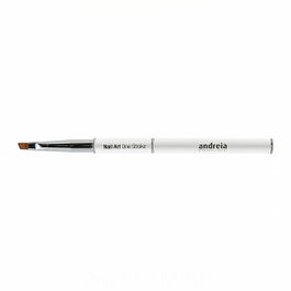 Andreia Pinceau Nail Art One Stroke à poils synthétiques en forme angulaire pour une grande précision et stabilité avec capuchon protecteur métallique