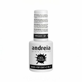 Andreia Base et Top Coat 2 en 1 pour Ongles - Vernis Durcisseur et Protecteur - 10,5 ml