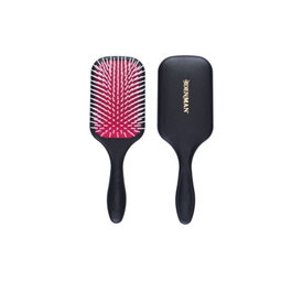 Denman Cepille pour cheveux bouclés Paddle D38 Noir - Définit et démêle les boucles pour un séchage rapide