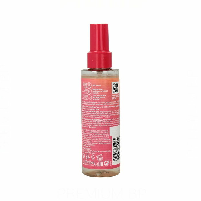 Schwarzkopf Bc Sun Protect Beach Waves Spray à l'odeur de noix de coco pour cheveux exposés au soleil 150 mL