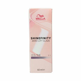 Wella Shinefinity - Tinte Teinture Semi-Permanente 05/98 - 60 mL - Crème-Gel Ultra Brillante, Sans Ammoniac, Jusqu'à 6 Semaines