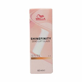 Wella Shinefinity - Tinte Crème-Gel Colorant Semi-Permanent 60 ml - Ton 07/75 - Brillance Émaux, Formule Sans Ammoniac