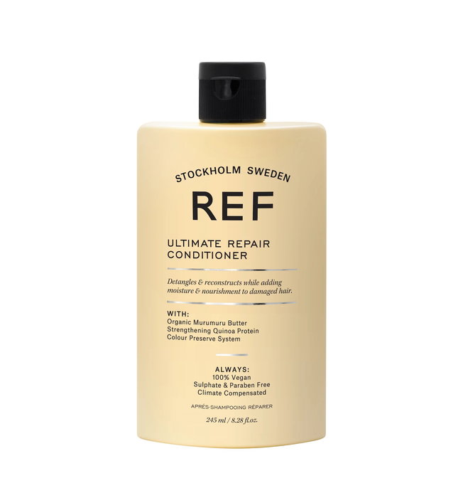 Ref Stockholm - Après-shampooing Hydratant et Démêlant Ultimate Repair, Sans Sulfates, Pour Brillance, 245 ml Ref Stockholm - Après-shampooing Hydratant et Démêlant Ultimate Repair, Sans Sulfates, Pour Brillance, 245 ml