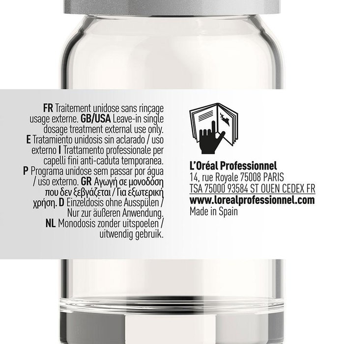 L'Oreal Aminexil Advanced - Programme Professionnel Anti-Chute Intense - Activateur Anti-Chute des Cheveux - 42 ampoules de 6 ml
