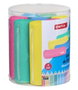 Safta - Set de 8 Porte-clés Ronds Assortis en Silicone Pailleté - Modèles Variés - Recommandé 3 Ans - Bleu
