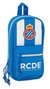 Safta Plumier Mochila avec 4 portefeuilles vide rcd espa espagnol 12 x 23 x 5 cm - Bleu et blanc