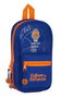 Safta Plumier sac à dos 4 compartiments vide Valencia Basket 12x23x5cm, polyester 600D, bleu et orange, pour 3 ans